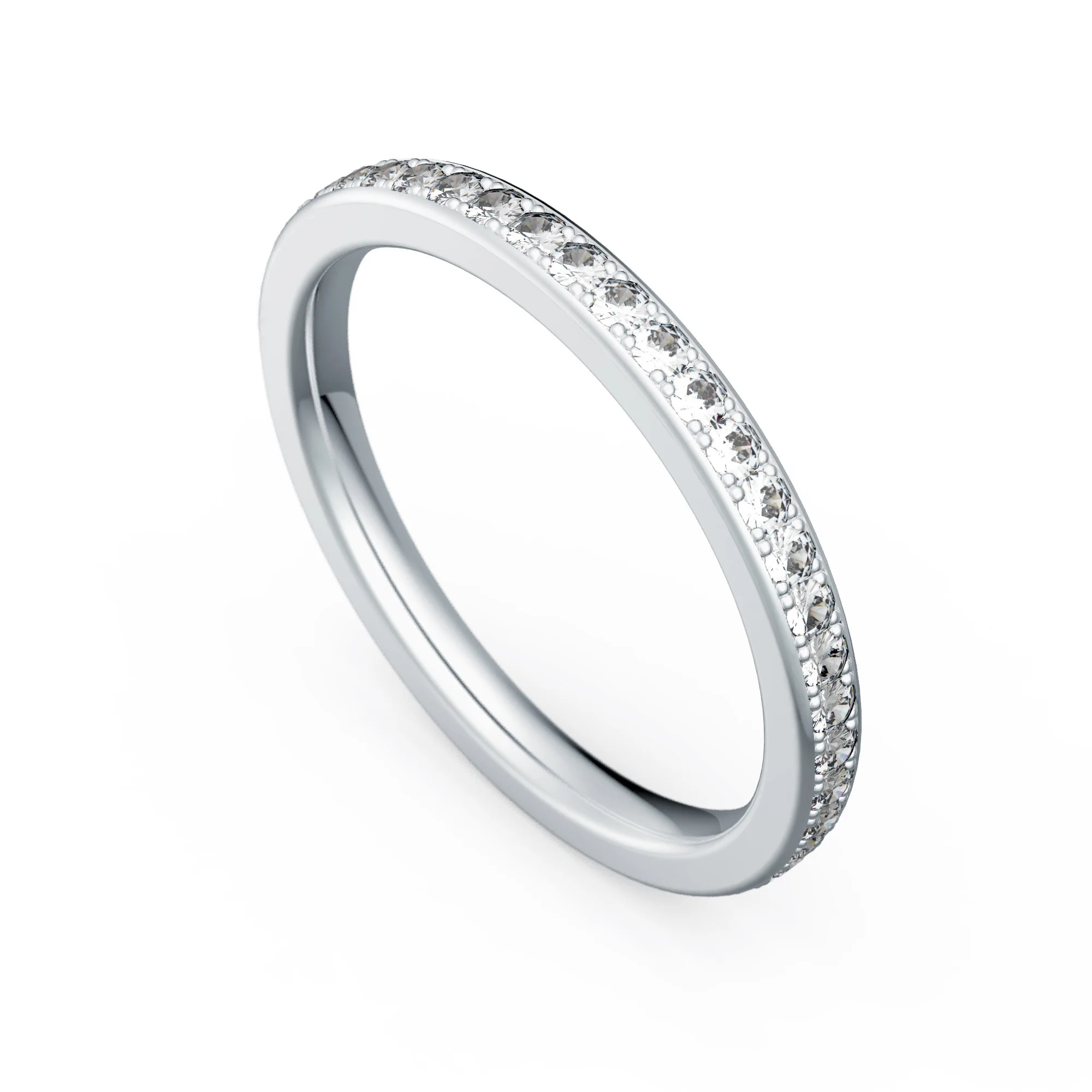 Memoire-Ring Modell A 01 · Weißgold – Memoire I