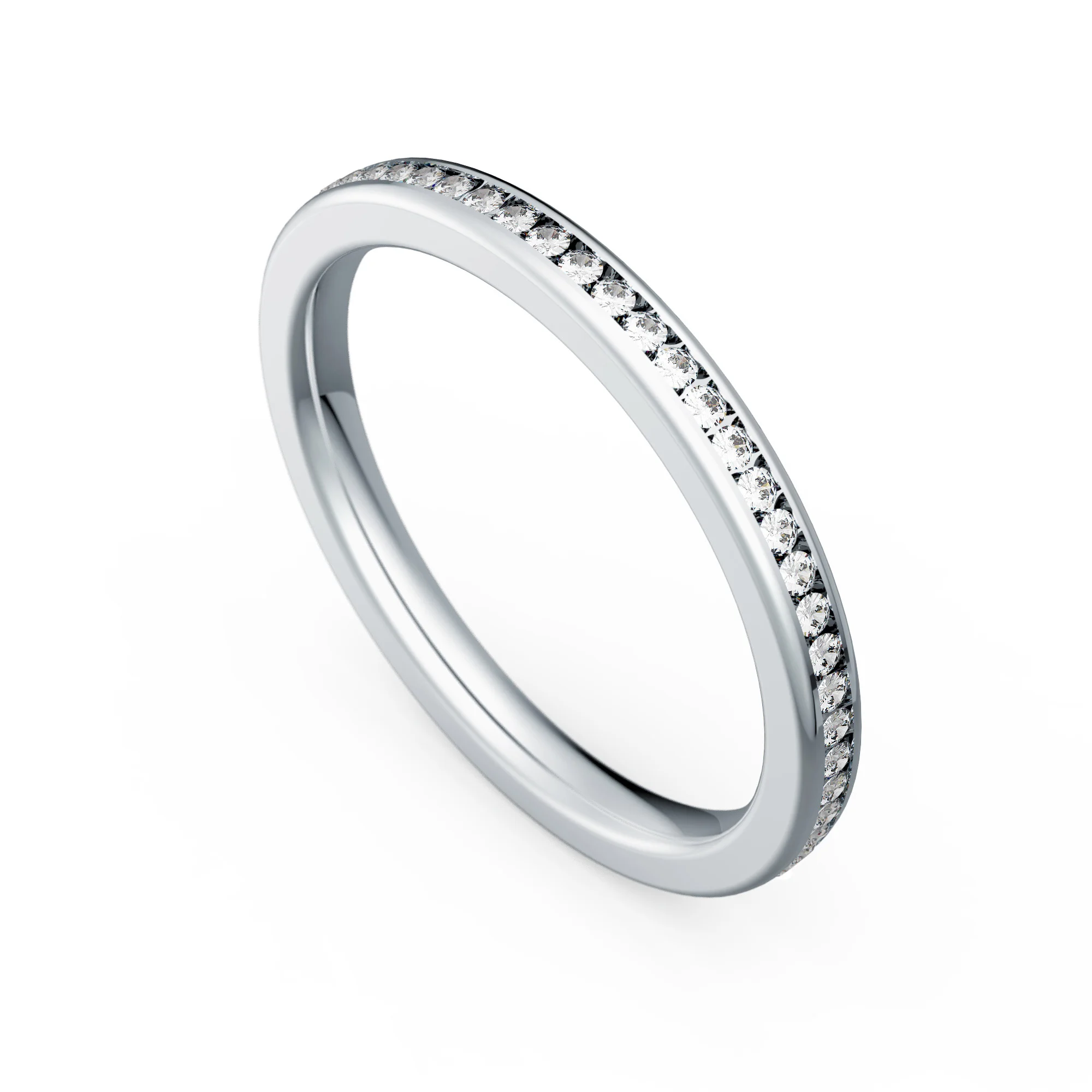 Memoire-Ring Modell A 02 · Weißgold – Memoire I