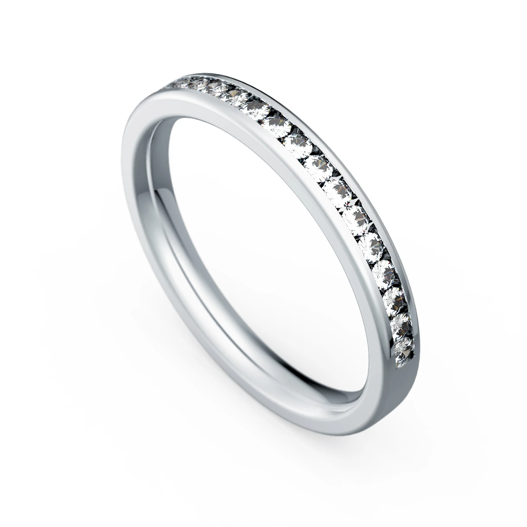 Memoire-Ring Modell A 06 · Weißgold – Memoire I