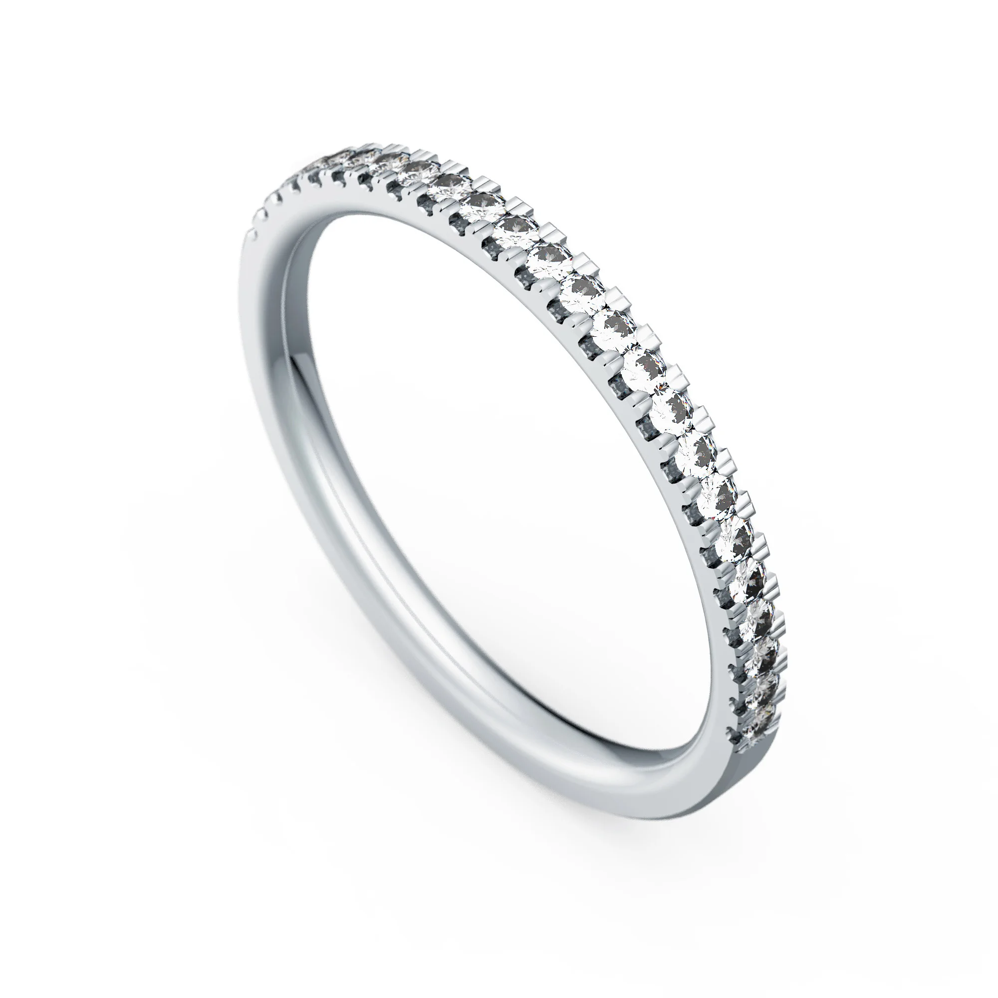 Memoire-Ring Modell A 07 · Weißgold – Memoire I