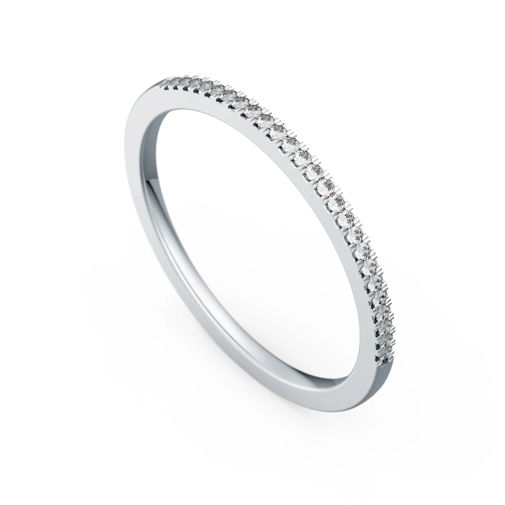 Memoire-Ring Modell A 08 · Weißgold – Memoire I