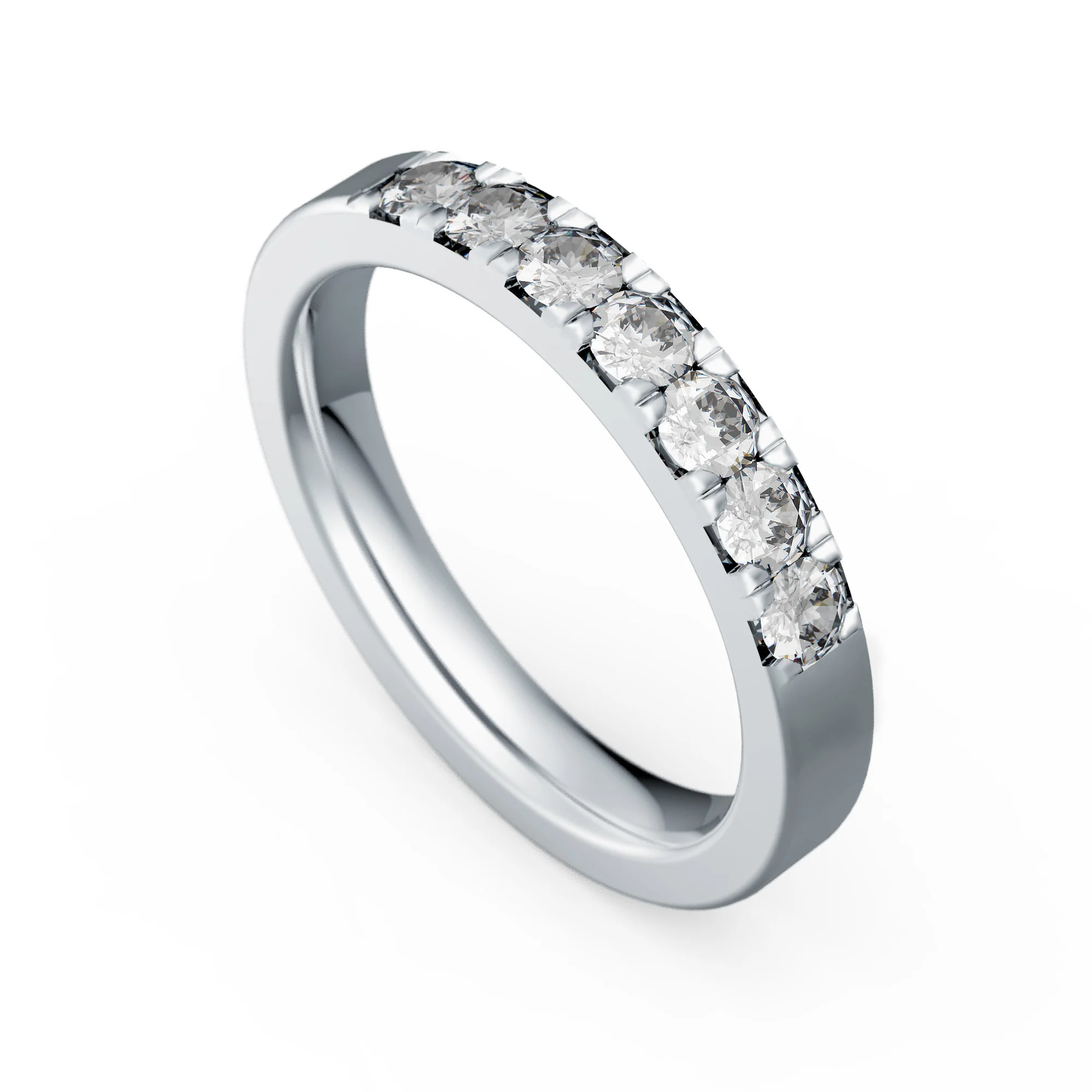 Memoire-Ring Modell A 09 · Weißgold – Memoire II