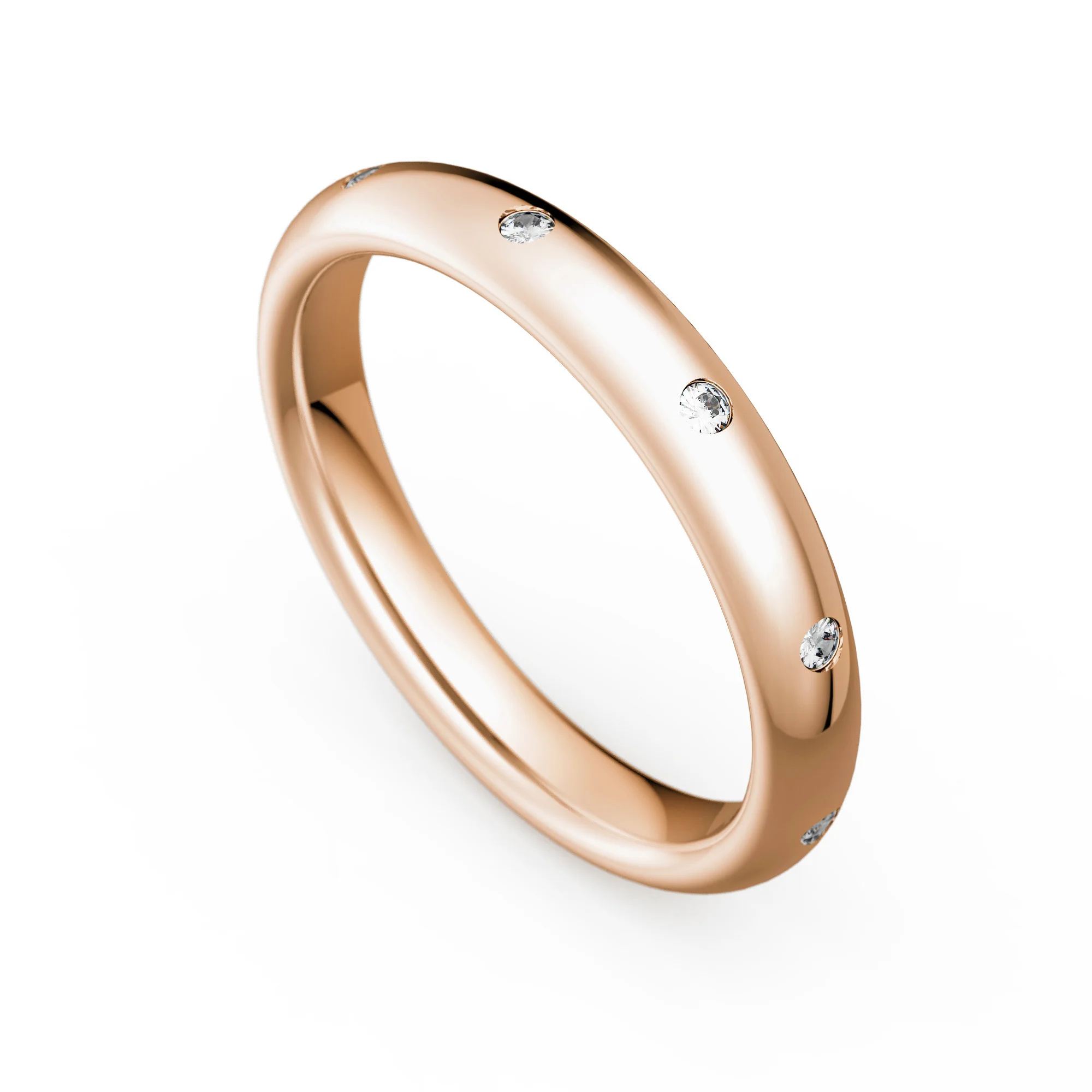 Memoire-Ring Modell A 11 · Rotgold – Memoire II