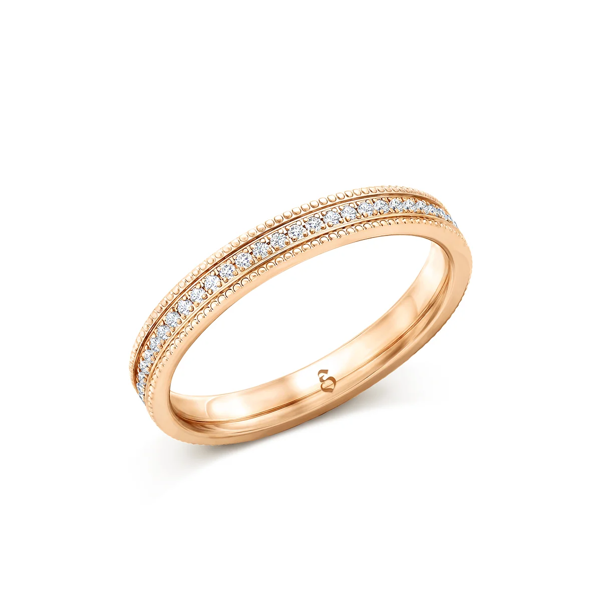 Memoire-Ring Modell A 13 · Roségold – Memoire II