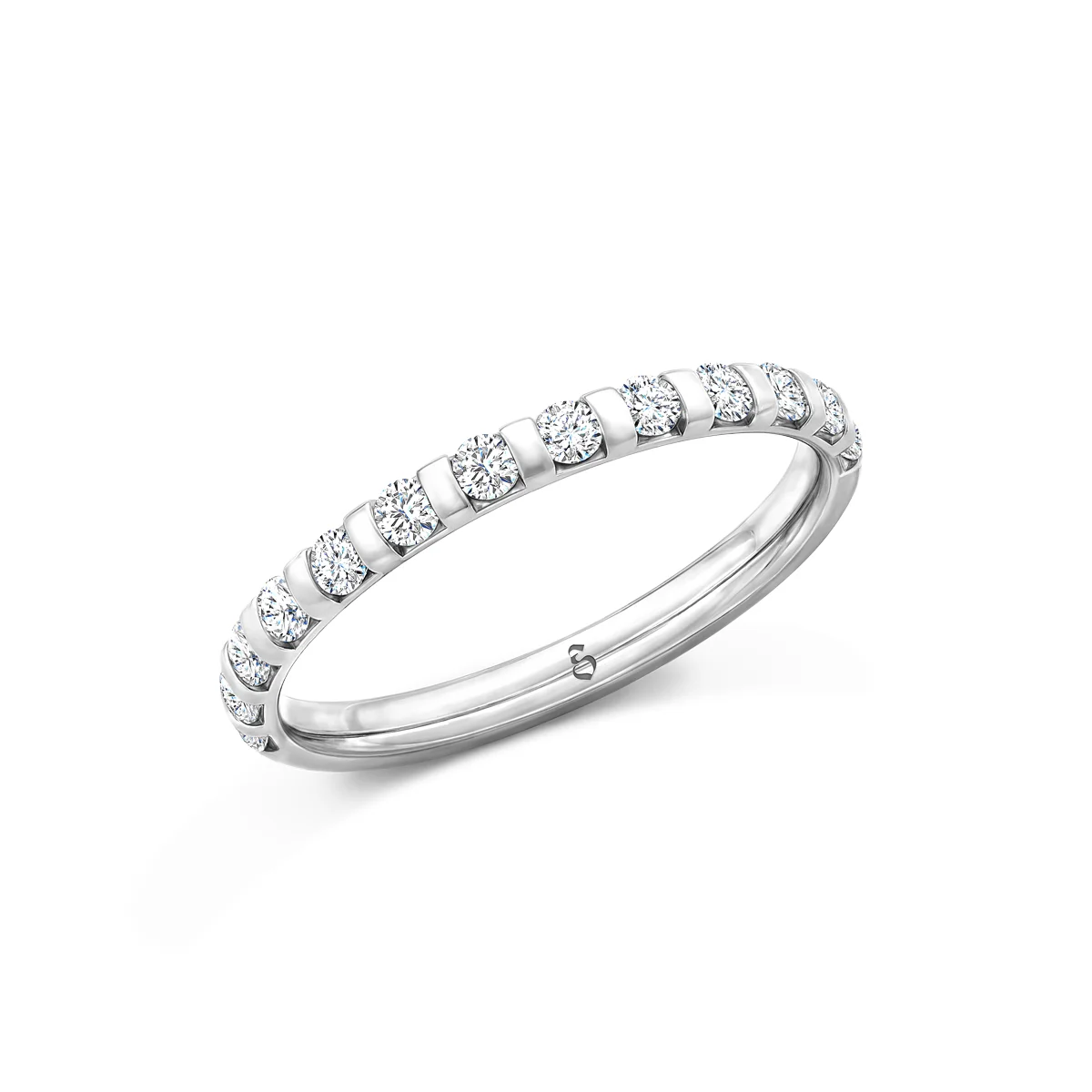 Memoire-Ring Modell A 16 · Weißgold – Memoire II