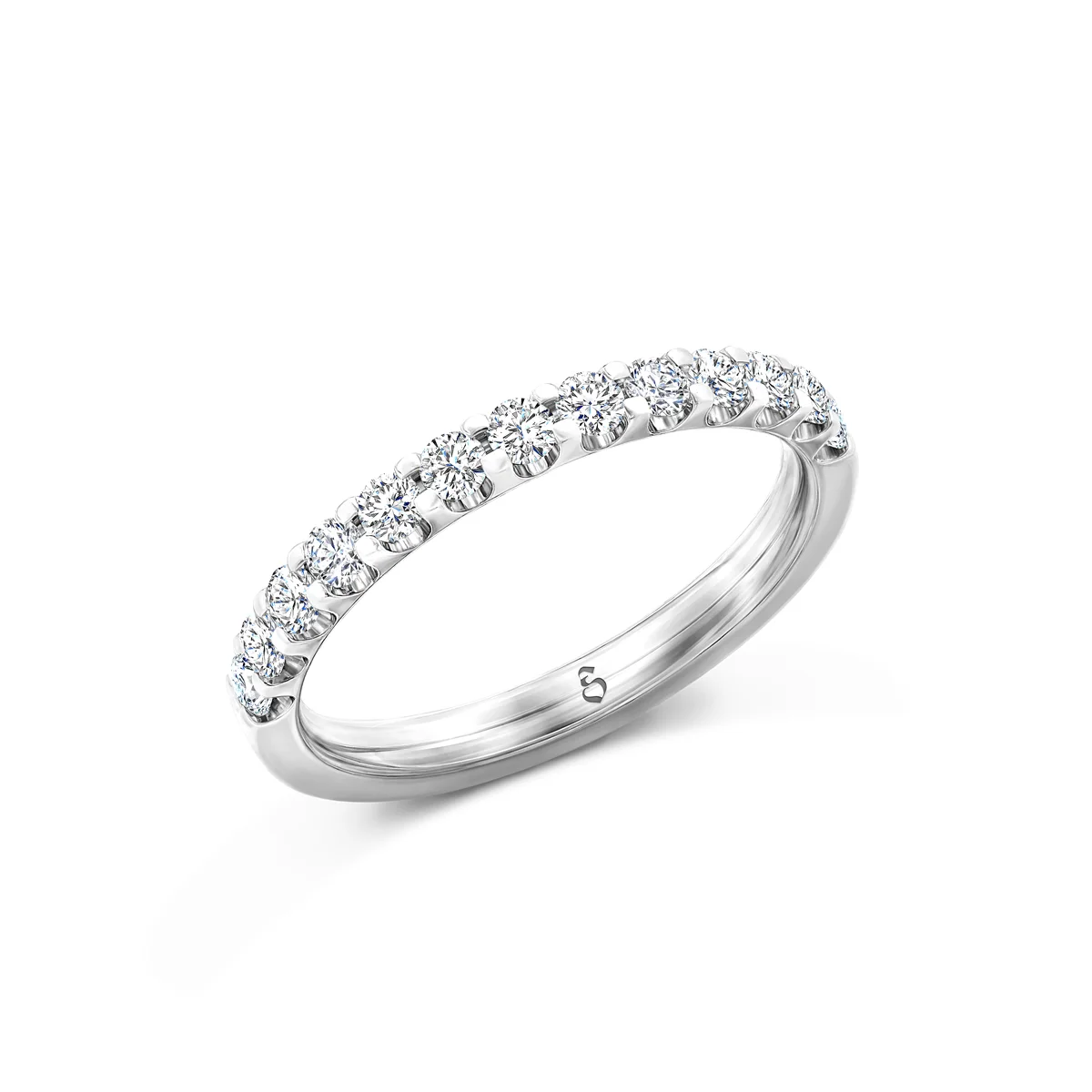 Memoire-Ring Modell A 20 · Weißgold – Memoire III