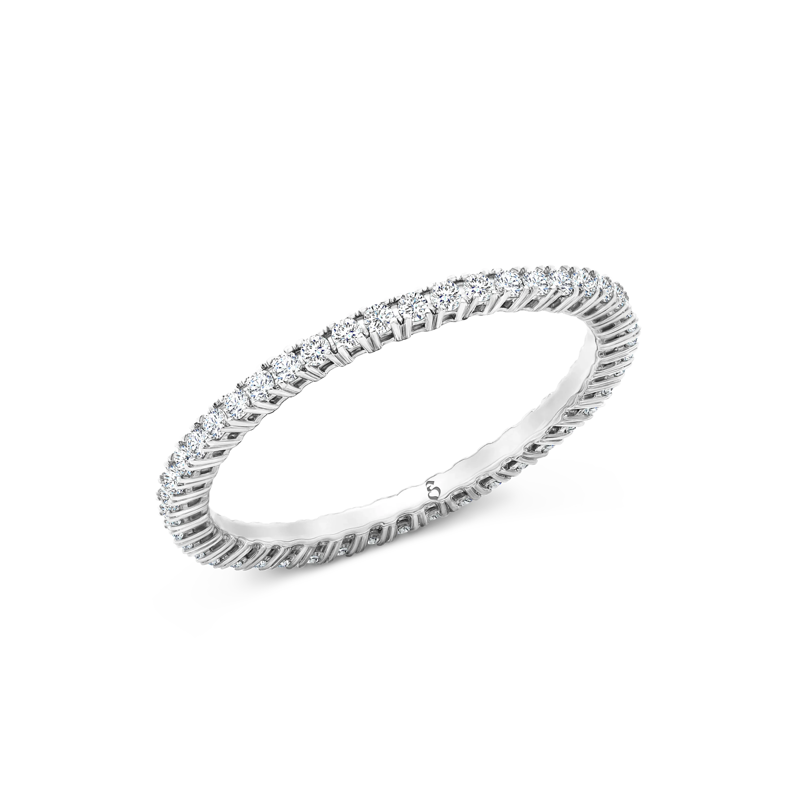 Memoire-Ring Modell A 22 · Weißgold – Memoire III