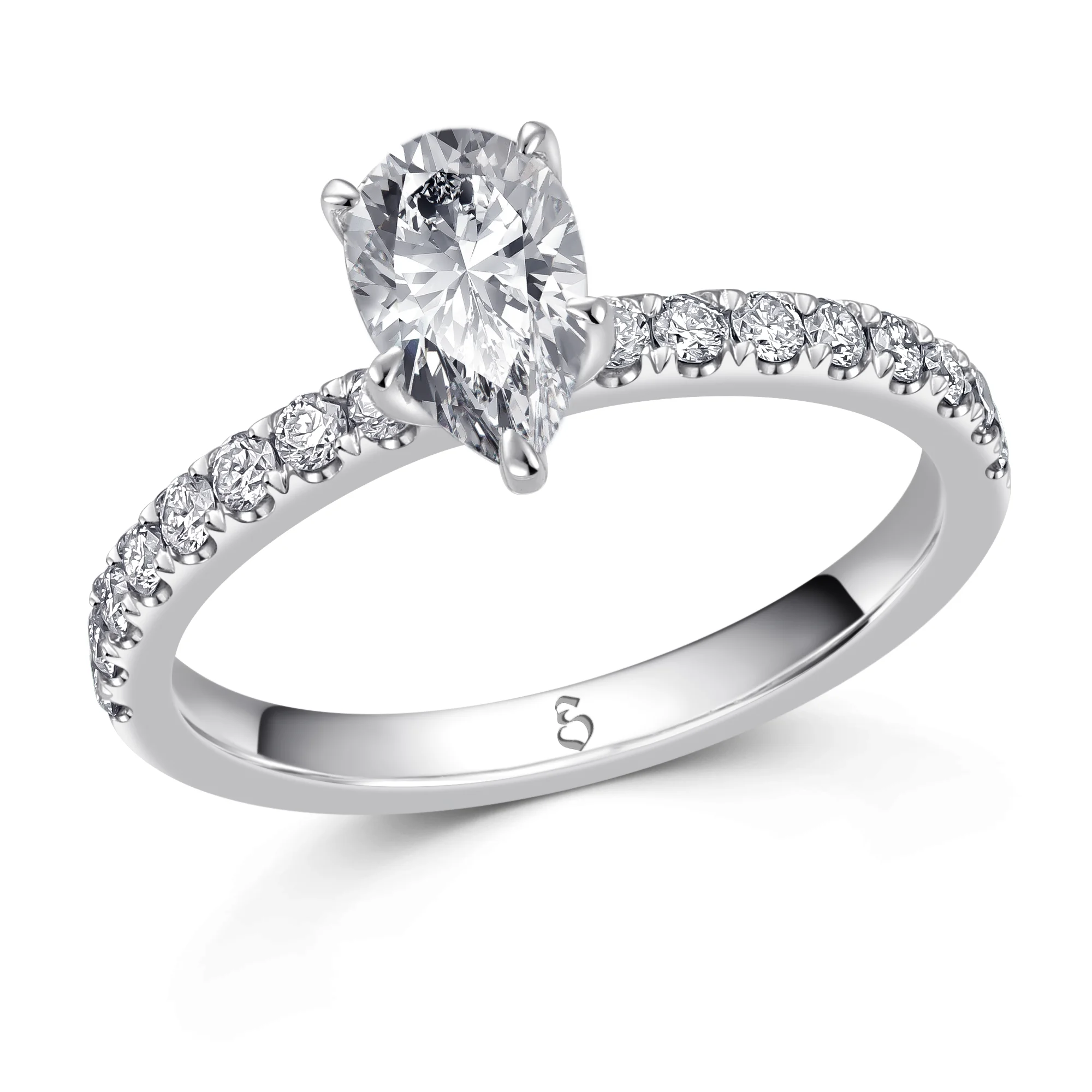 Verlobungsring Modell X 08 – Fancy Solitaire