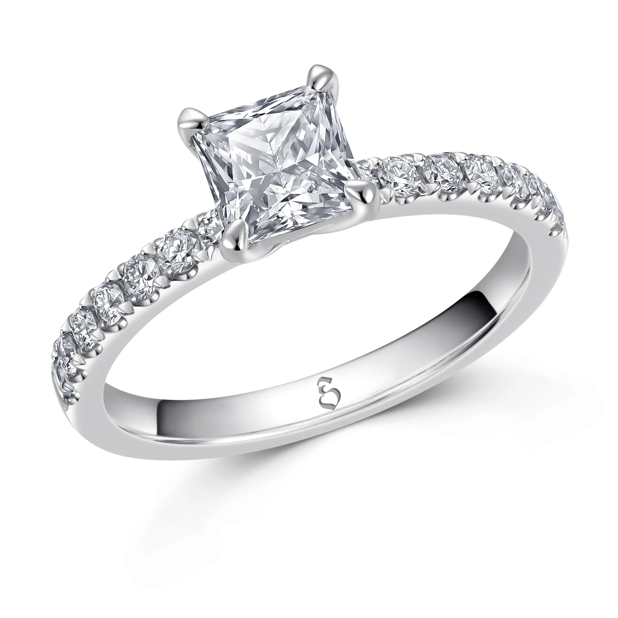 Verlobungsring Modell X 10 – Fancy Solitaire